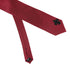 SiaLinda: Krawatte Scarlett, weinrot, Satin, mit Lilien Applikation - SiaLinda.com